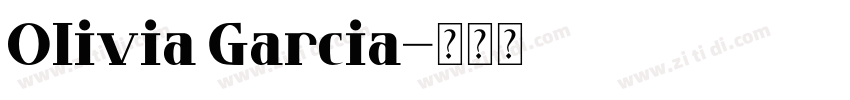 Olivia Garcia字体转换